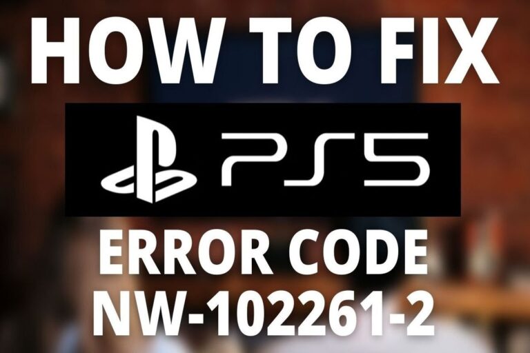Understanding & Fixing PS5 Error Code (NW-102216-2)
