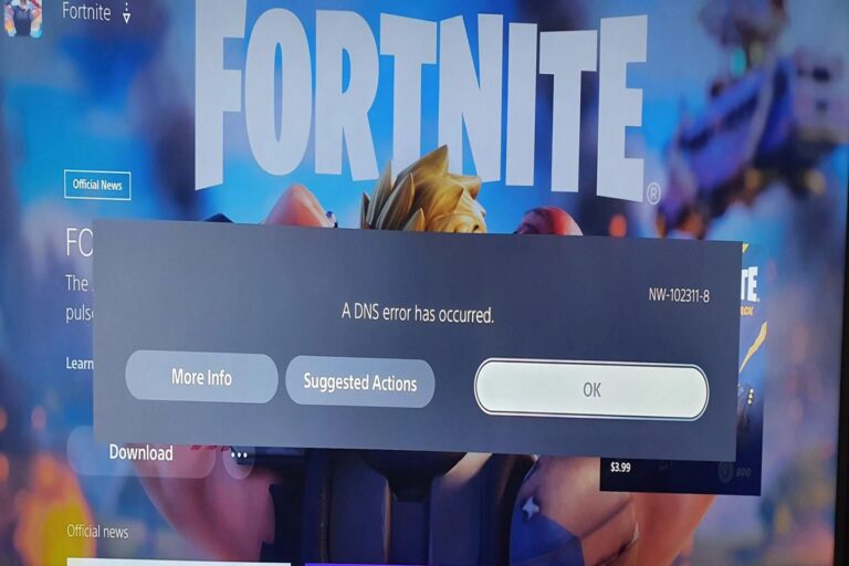 Understanding & Fixing PS5 Error Code (NW-102311-8)