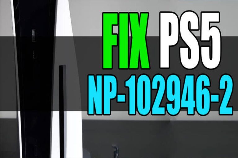 Understanding & Fixing PS5 Error Code (NP-102946-2)
