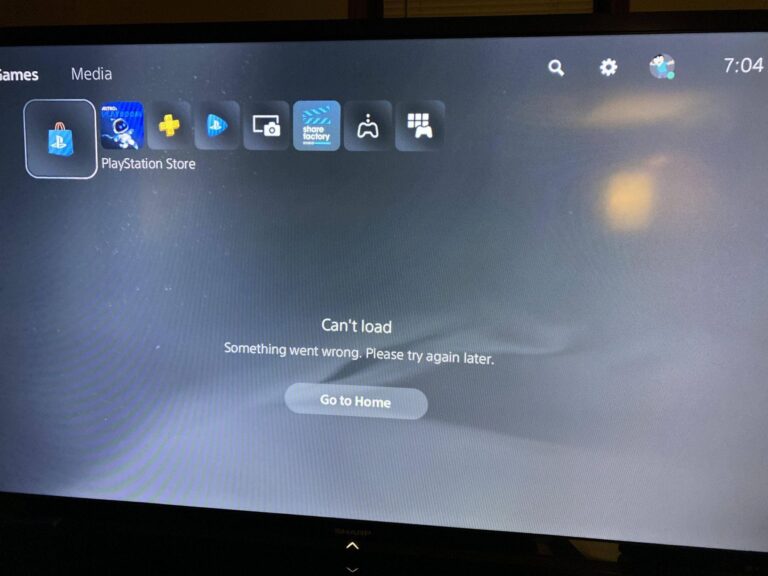 How To Fix PS Store Not Loading On PS5