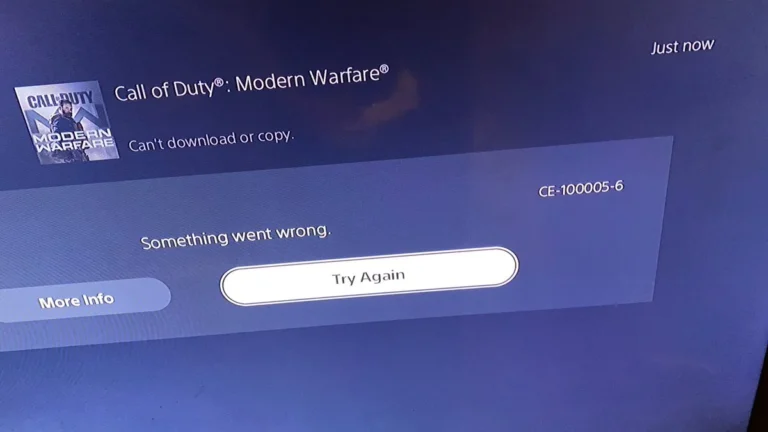 How To Fix PS5 Error Code (CE 10006-7)